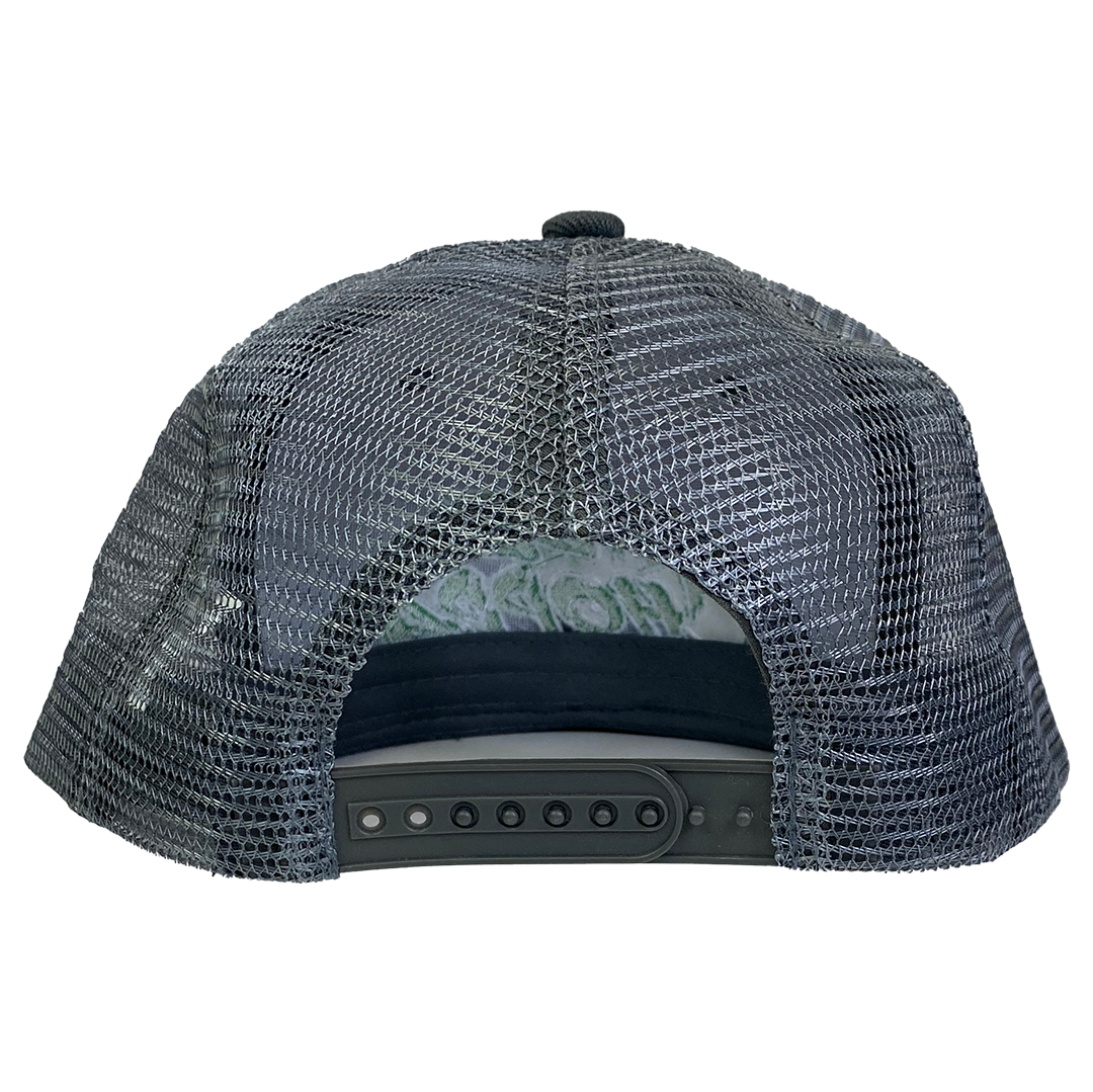 NLE Choppa "Logo" Snapback Hat In Grey
