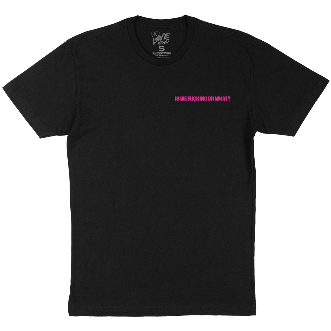 "IWFOW?" T-Shirt Black