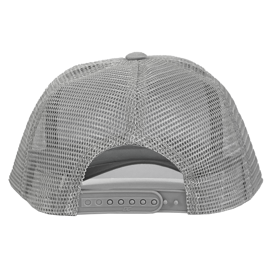 NLE Choppa "Logo" Trucker Hat in Grey