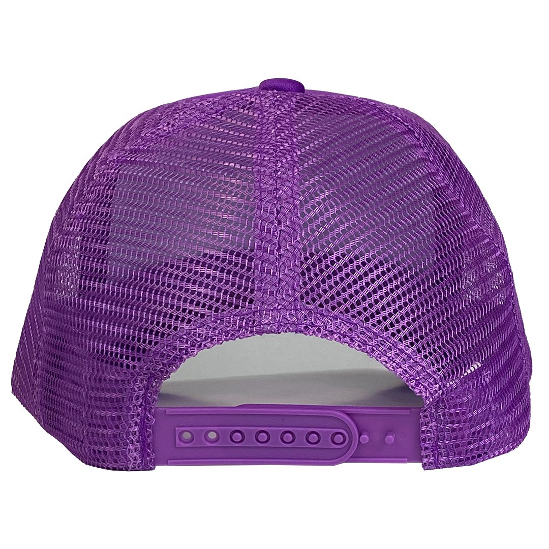 NLE Choppa "Logo" Trucker Hat in Purple