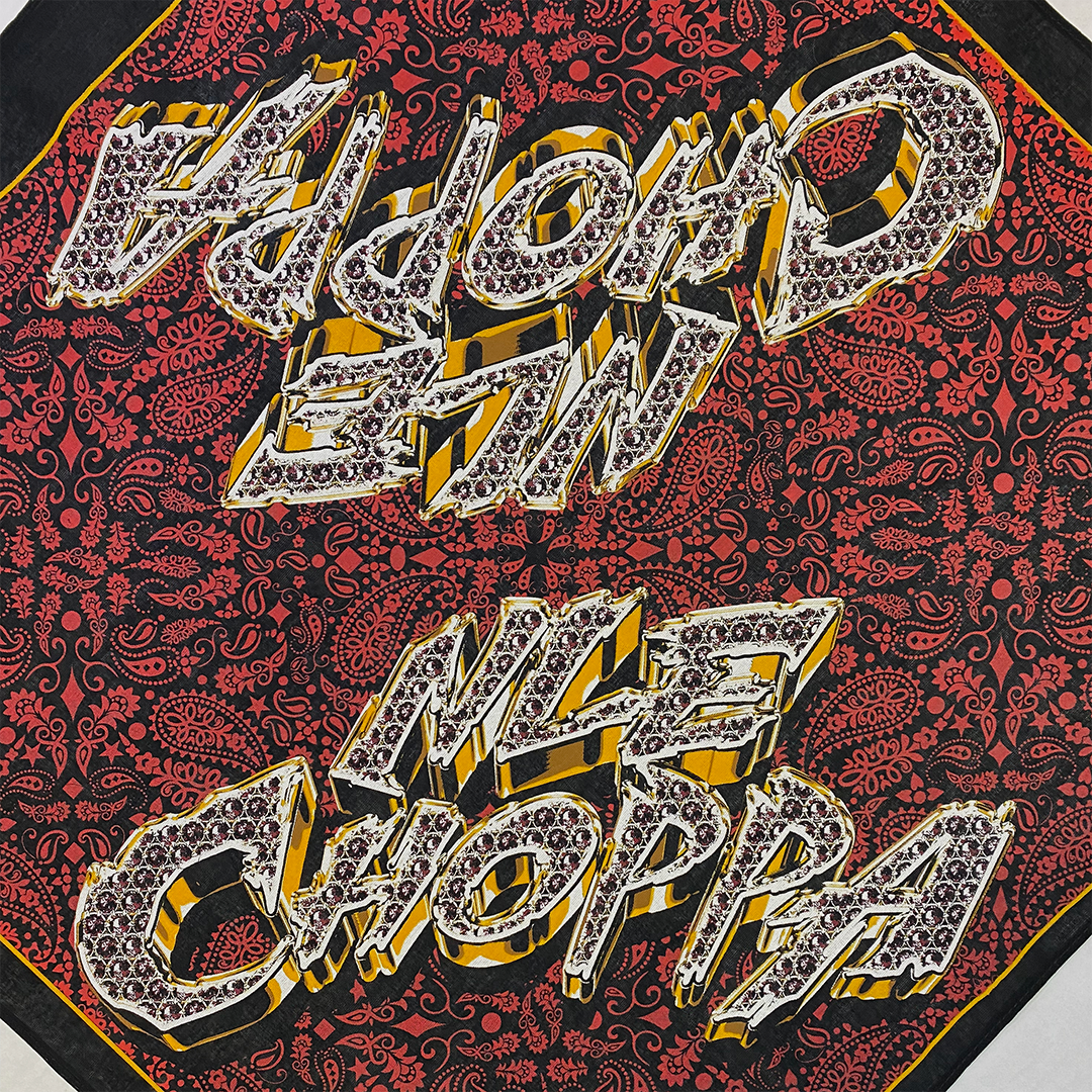 NLE Choppa "Gold Chain" Bandana